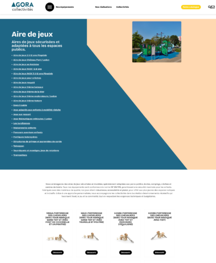 Agora Collectivités aire de jeux