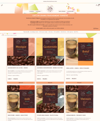 Lafaye Chocolat torréfacteur café en grains à Périgueux