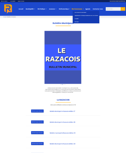 Mairie de Razac-sur-l'Isle bulletins municipaux