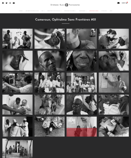 Stéphane Klein Photographie reportage noir et blanc Cameroun Ophtalmo sans Frontières 01