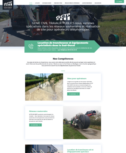GCTP Groupe Sud Ouest accueil