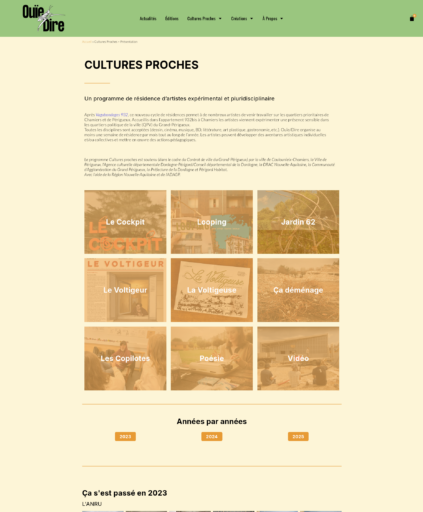 Ouïe Dire cultures proches