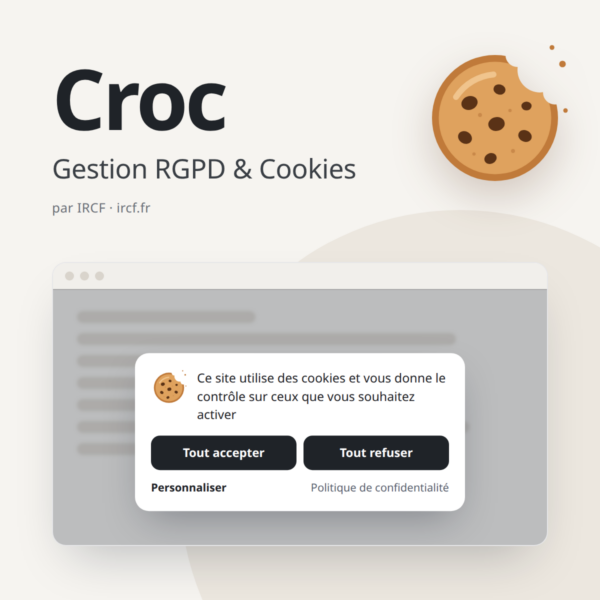 Croc - Gestion RGPD & Cookies